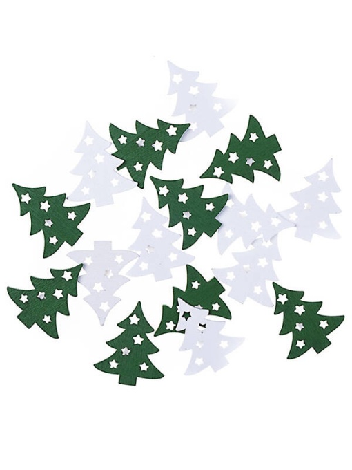 Set 16 brazi adezivi din lemn 4,5 cm Dp Craft DPDN-137