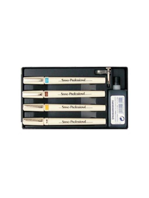 Set 4 Isograph Stano Professional 0.20/0.30/0.40/0.50 mm Standardgraph 884107