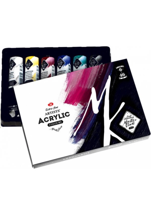 Culori acrilice extra-fine set 6 x 46 ml Master Class 12341418