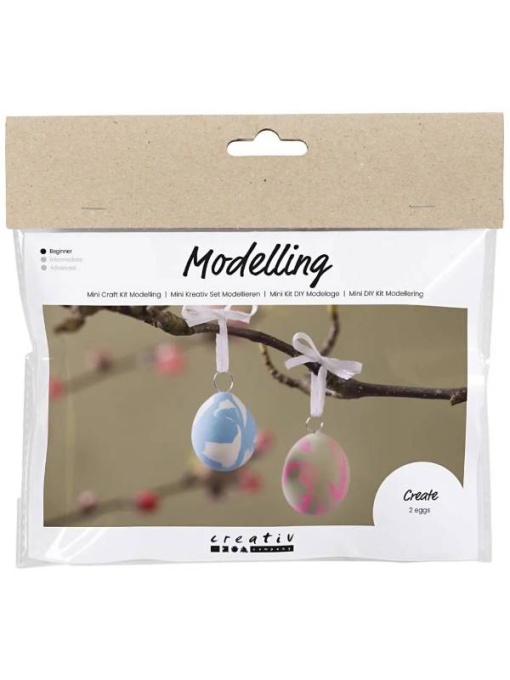 Kit creativ Oua de Paste cu aspect de marmura 977663