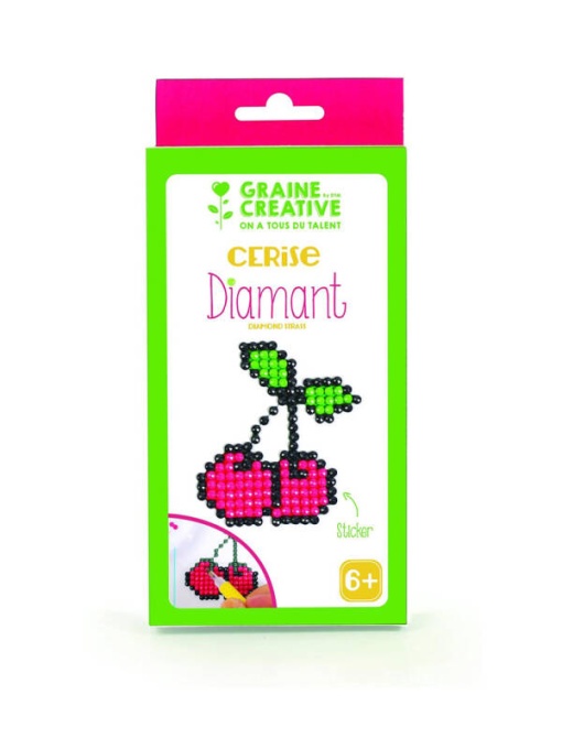 Kit mozaic pentru copii cu strasuri Cirese Graine Creative 750213