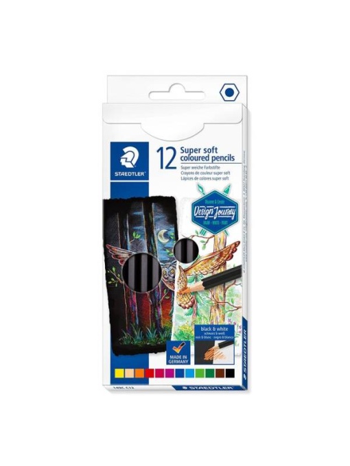 Set 12 creioane super soft Design Journey 149C Staedtler 149CC12