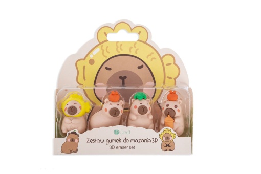Set 4 Radiere 3D Capibara DPCA-011 Dp Craft - Img 1