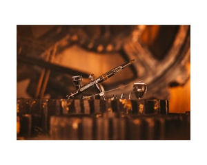 Aerograf Evolution CRPlus SOLO 2024 cu 0.28mm si Cupa 2ml Harder & Steenbeck 121231