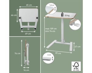 Birou ergonomic pliabil ajustabil pe inatime Ergo Leitz lz65880001