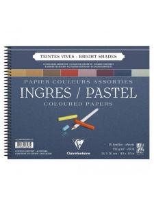Bloc Clairefontaine pentru Pastel 25 file A4 130 g/mp 96587C