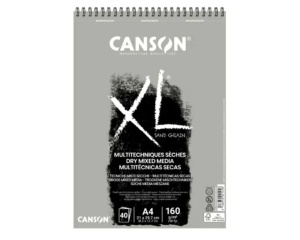 Bloc de Desen XL Sand Grain 160 gmp 40 file culoare Gri Canson