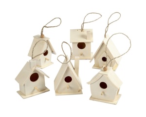 Casa pentru pasari mini din lemn, 7 cm, 57577, Creativ Company