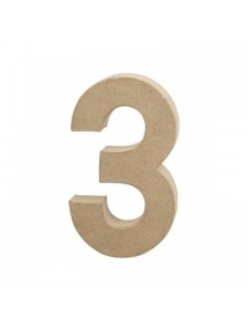 Cifre mucava 20.5cm x 2.5