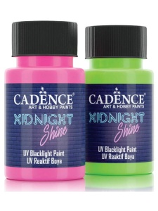 Culori acrilice Midnight Shine UV 50 ml - Cadence