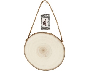 Felie din lemn cu scoarta si snur, 12-14 cm, grosime 1,5 cm 57952 Creativ Company