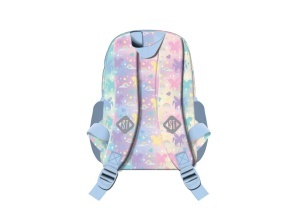 Ghiozdan Gradinita SM St. Right Magic Unicorn 2 Compartimente 32cm 664045 Roz/Bleu/Verde Pastel - Img 2