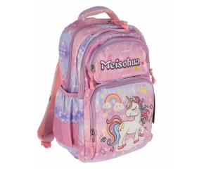Ghiozdan pentru clasa pregatitoare Unicorn, mov, SWUNICOR10, Pigna