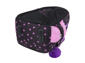 Ghiozdan SM St. Right Ballerina 40x28x18cm 683268 4 Compartimente Negru/Violet - Img 4