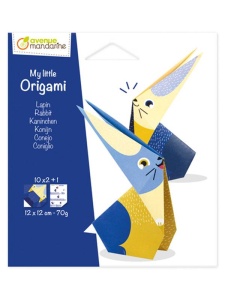 Hartie Origami Avenue Mandarine Iepurasi 20 coli 70g 12x12cm OR507C