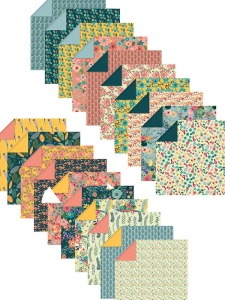 Hartie origami Kiribati 60 coli 70g 15X15cm Clairefontaine 95351C