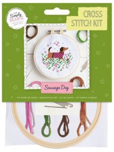 Kit Broderie Sausage Dog Dp Craft DSM-106152