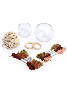 Kit creatie macrame 15 x 25 x 10cm Graine Creative 791059