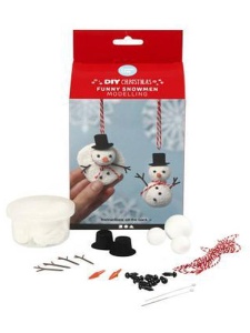 Kit creatie pasta modelatoare Funny Snowmen Creativ Company 100767