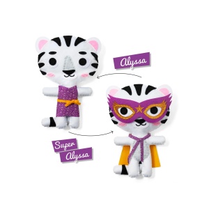 Kit Broderie Little Couz'in Alyssa the Tiger Avenue Mandarine KC154C