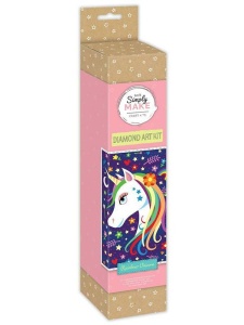 Kit cu Strasuri model Unicorn Curcubeu 48 x 36 cm DP Craft DSM-105124