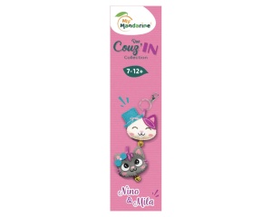 Kit de cusut pentru copii Little Couz’in Nino & Mila Duo Cat – set creativ brelocuri pisici Mandarine KC187C