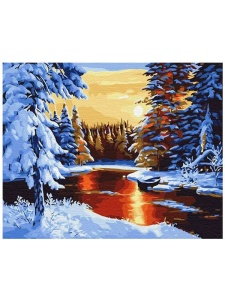 Kit pictura pe numere Fabulous Winter 29405