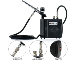 Kit profesional pentru aerografiere MEEDEN, cod BM-0004