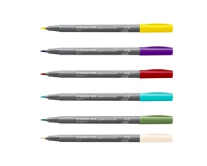 Liner cu varf tip pensula Pigment Brush 371, Staedtler