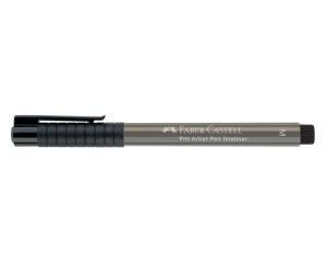 Liner Pitt Artist Pen fineliner M 0.7 mm gri cald cu tus pigmentat Faber-Castell 167373
