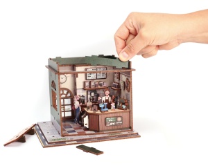 Macheta 3D din lemn, model Cafenea 651072 Graine Creative