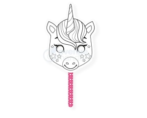 Masca Graffy Stick model Unicorn, GY092C, My Mandarine