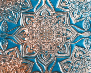 Matrita cu textura, model boho chic 9 x 9 cm Graine Creative 265405