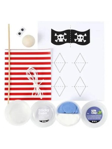 Mini Kit Creatie Barca Piratilor din cofrag de oua 977433