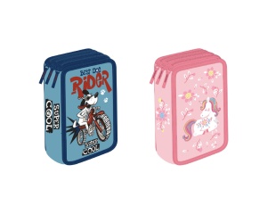 Penar echipat 33 piese 3 fermoare riderunicorni Pigna MCPE3F3303 / MCPE3F3301
