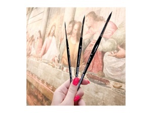 Pensula sintetica tip rigger pentru linii lungi si fluide, Da Vinci CASANEO 1290/4 - Img 5