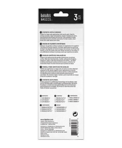 Pensule sintetice late set 3 Liquitex Basics 3699369