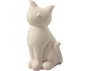 Pusculita din ceramica, model pisica, 14 cm, 50509, Creativ Company