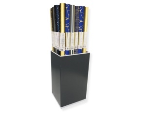 Rola de Hartie pentru Impachetare Cadou Ambalaj 80g 2x0,7m Model Noapte Albastra Clairefontaine 212864C