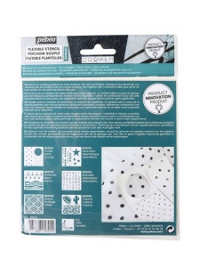 Sablon flexibil pentru textile Cercuri 7A Pebeo 805701