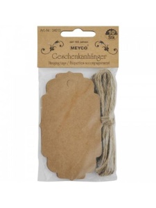 Set 10 etichete de carton - vintage Meyco 34815