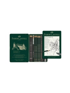 Set 11 piese grafica Pitt Graphite Faber Castell 112972