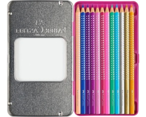 Set 12 Creioane Sparkle Faber Castell FC201737