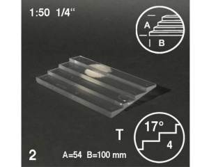 Set 2 placi transparente pentru acoperis 1:50 08.50120.2 Schulcz