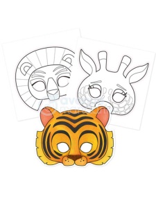 Set 24 Masti de colorat Graffy Pop Animale din Lume Avenue Mandarine GY023O
