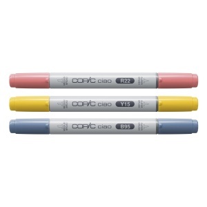 Set 3 markere cu cerneala pe baza de alcool, Copic Ciao Brilliant, 220750303 - Img 3