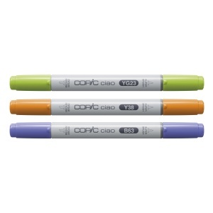 Set 3 markere cu cerneala pe baza de alcool, Copic Ciao Layer & Mix Paleta de Culori Botanic, 220750306 - Img 2