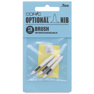 Set 3 varfuri de schimb tip pensula pentru Copic Classic, 20075BR