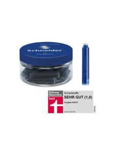 Set 30 cartuse cu cerneala albastra Schneider 6703