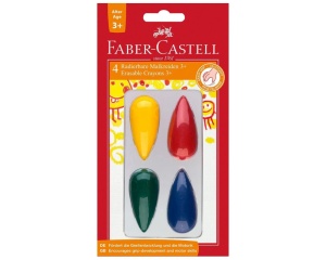 Set 4 creioane cerate forma de para Faber Castell 120405